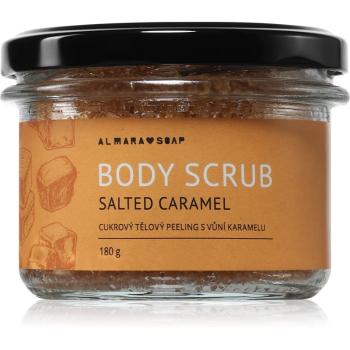 Almara Soap Body Scrub cukros test peeling narancsbőrre illattal Salted Caramel 180 g