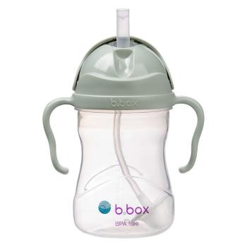 B.BOX Hrnček so slamkou zelený 240 ml