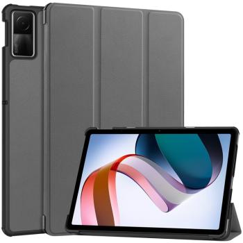 LEATHER Zaklápací kryt pre Xiaomi Redmi Pad SE šedý