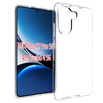 TPU Ochranný kryt pre Xiaomi Poco X7 Pro priehľadný