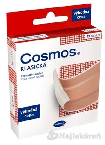 COSMOS KLASICKÁ Vode odolná náplasť 1mx8cm 1ks