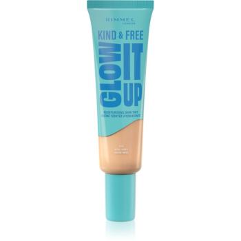 Rimmel Kind & Free Glow It Up ľahký hydratačný make-up odtieň 010 Rose Ivory 30 ml