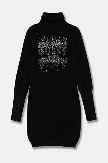Šaty Guess čierna farba, mini, priliehavé, J4BK13 Z2NQ2