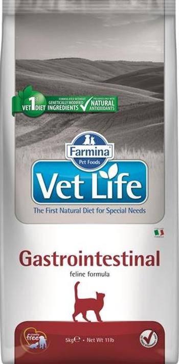 Farmina Vet Life cat gastrointestinal granule pre mačky 5kg