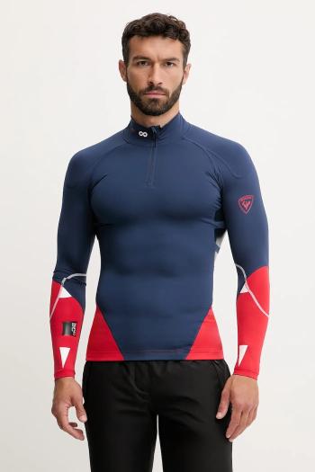 Funkčné tričko s dlhým rukávom Rossignol Infini Compression Race tmavomodrá farba