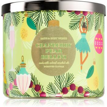 Bath & Body Works Cranberry Pear Bellini vonná sviečka 411 g