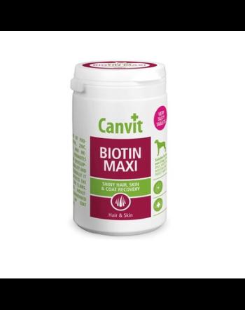 CANVIT Dog Biotin Maxi 500g Supliment piele si blana caini de rasa mare