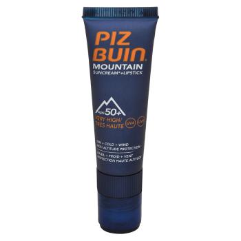 PIZ BUIN Mountain 2v1 opaľovací krém a balzam na pery SPF50 + 22,3 ml