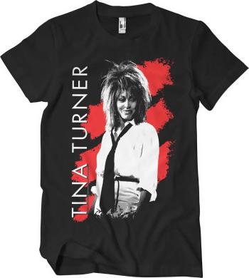 Tina Turner Tričko Tie Unisex Black 2XL