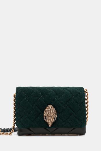 Kožená kabelka Kurt Geiger London KENSINGTON zelená farba, 9594571219