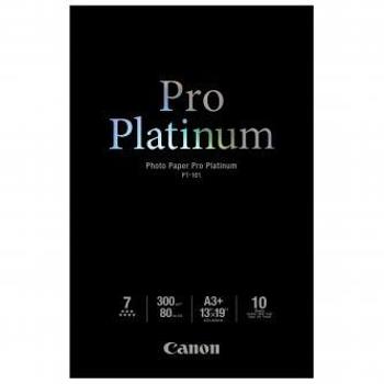 Canon Photo Paper Pro Platinum, foto papír, lesklý, bílý, A3+, 300 g/m2, 10 ks, PT-101 A3+, ink