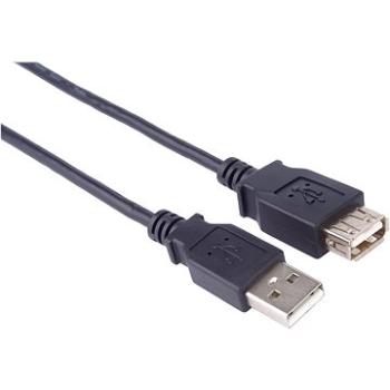 PremiumCord USB 2.0 predlžovací 2 m čierny (kupaa2bk)