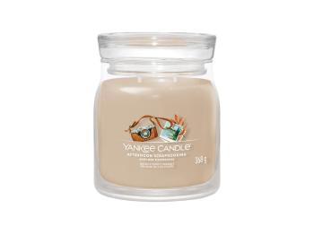 Yankee Candle Aromatická sviečka Signature sklo stredná Afternoon Scrapbooking 368 g