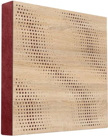 Mega Acoustic FiberPRO60 SineWave Sonoma Oak/Dark Red Absorpční dřevěný panel