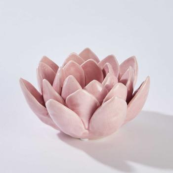 BLOSSOM gyertyatartó, rózsaszín 9cm