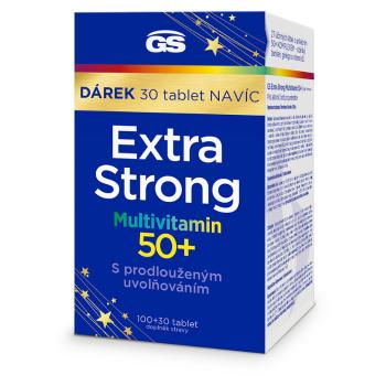 GS Extra strong multivitamín 50+ 100 + 30 tabliet NAVYŠE