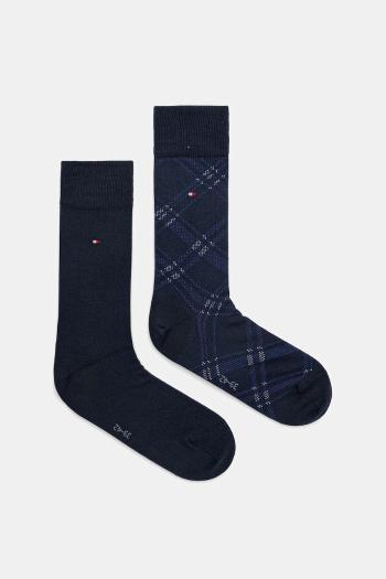 Ponožky Tommy Hilfiger 2-pak tmavomodrá farba, 701236310