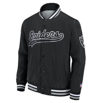 Fanatics Sateen Jacket Las Vegas Raiders black/sport grey heather - XL