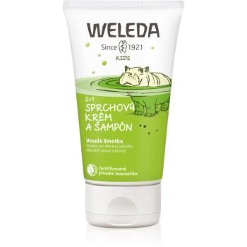 Weleda Kids Veselá limetka sprchový krém a šampón pre deti 2 v 1 150 ml