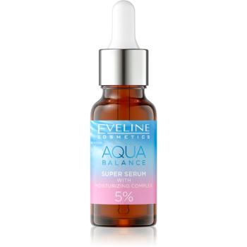 Eveline Cosmetics Aqua Balance Trehalose + PGA Acid intenzívne hydratačné sérum s kyselinou hyalurónovou 18 ml