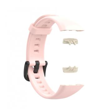 BStrap Silicone remienok na Honor Band 6 / Huawei Band 6, sand pink (SHO003C04)