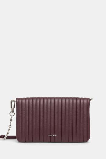 Kabelka Calvin Klein bordová farba, K60K613079