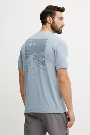 Tričko Helly Hansen SKOG RECYCLED GRAPHIC pánske, s potlačou, 63082