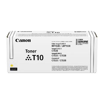 Canon originál toner T10, yellow, 10000str., 4563C001, high capacity, Canon iR-C1533iF, C1538iF, O, žltá