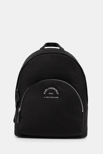 Ruksak Karl Lagerfeld dámsky, čierna farba, veľký, jednofarebný, A2W30084