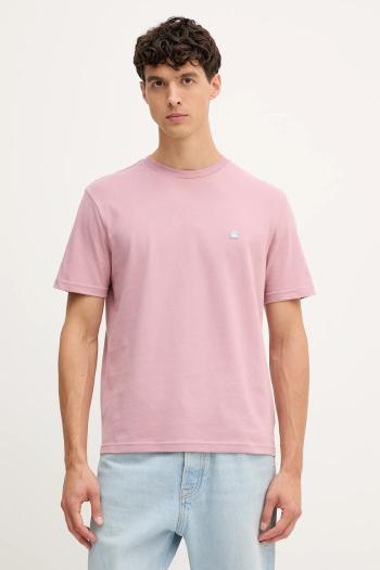 Bavlnené tričko United Colors of Benetton pánske, zelená farba, jednofarebné, 3MI5J1AF7