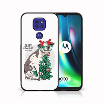 MY ART Kryt s vianočným dizajnom Motorola Moto G9 Play / E7 Plus MERRY CHRISTMAS (074)