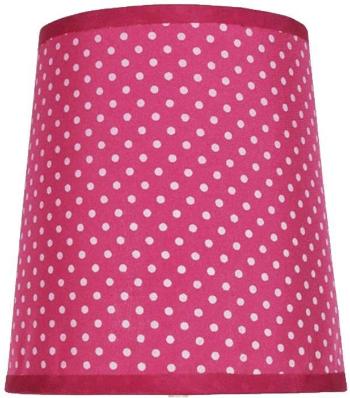tienidlo na lampu gala fuchsia bodkované