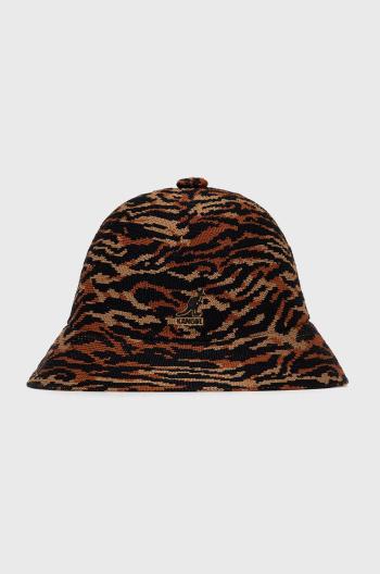 Klobúk Kangol K3411.TT263-TT263, hnedá farba,