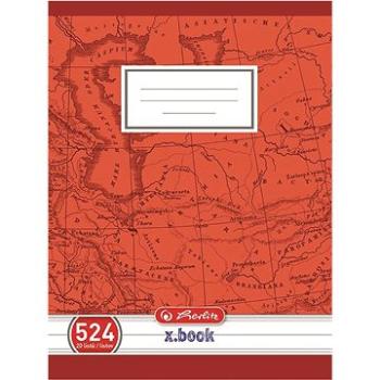 HERLTIZ 524 A5, linkovaný s okrajom, 20 listov (60078052)
