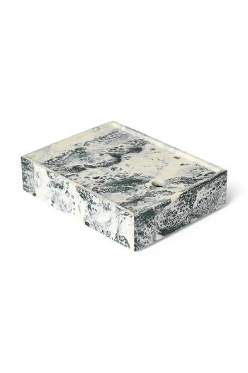 Úložná krabica ferm LIVING Mist Box biela farba