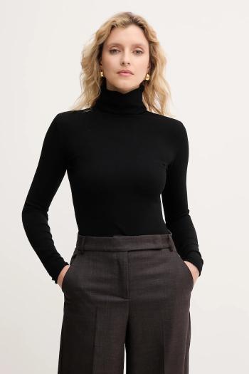 Sveter MAX&Co. tmavomodrá farba, ľahký, s rolákom, 2518361054200