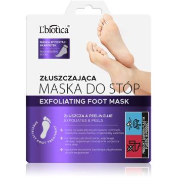 L’biotica Masks bőrhámlasztó zokni a láb bőrének puhítására és hidratálására 1 pár