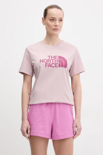 Tričko The North Face Relaxed Easy dámske, ružová farba, NF0A8A6GA1O1