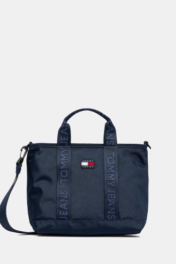 Kabelka Tommy Jeans tmavomodrá farba, AW0AW17566