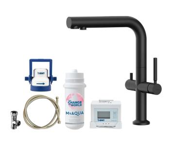 Kielle Kielle - Wimeo Drezová batéria vrátane filtrácie, matná čierna 10525SFI74