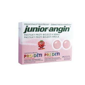 Junior-Angin pre deti Jahoda 24 pastiliek