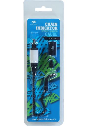 Giants fishing retiazkový indikátor chain indicator gaube - white/black