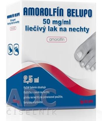 BELUPO Amorolfín 50 mg/ml liečivý lak na nechty 2.5 ml