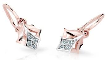 Cutie Diamonds Detské bicolor náušnice zo zlata s briliantmi C2220-10-10-X-4-D