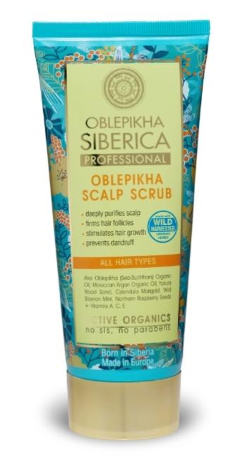 NATURA SIBERICA Rakytníkový peeling pre vlasovú pokožku 200 ml