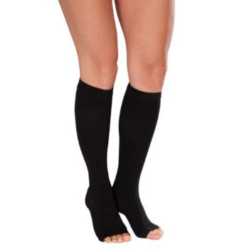 Ciorapi de compresie pentru gambe M, negru, M