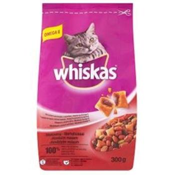 WHISKAS Adult cat granule pre mačky s hovädzím mäsom 300g