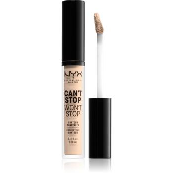 NYX Professional Makeup Can't Stop Won't Stop tekutý korektor odtieň 04 Light Ivory 3.5 ml