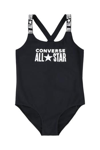 Jednodielne plavky pre bábätká Converse čierna farba, 1CD456