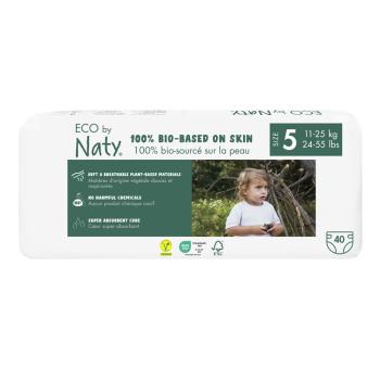 ECO BY NATY Plienky jednorazové 5 (11-25 kg) 40 ks - ECONOMY PACK